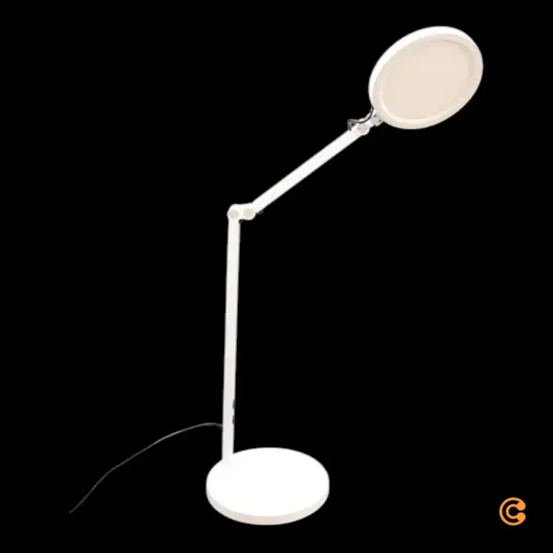B-Ware Schreibtischleuchte Tischlampe LED Regina Dimmer weiß Metall Methacrylat Fabas L