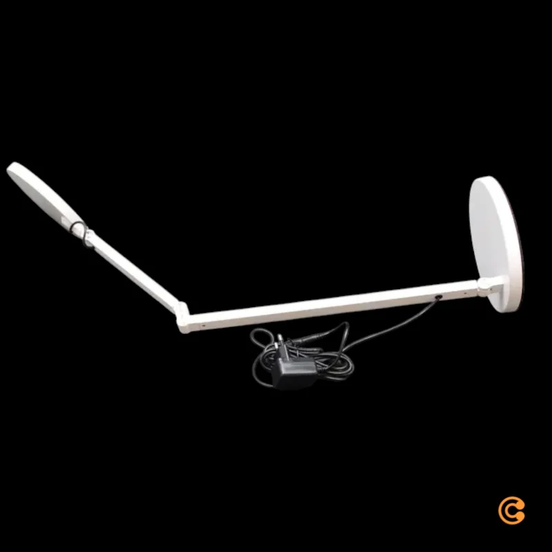 B-Ware Schreibtischleuchte Tischlampe LED Regina Dimmer weiß Metall Methacrylat Fabas L