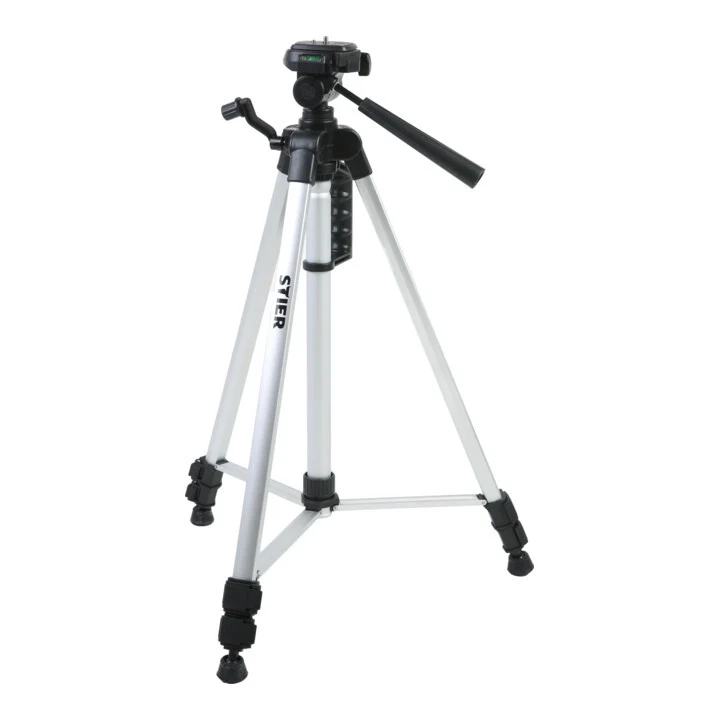 B-Ware STIER Stativ 160 Gewinde 1/4" Arbeitshöhe 57 - 161 cm 1,4 kg Aluminiumgehäuse