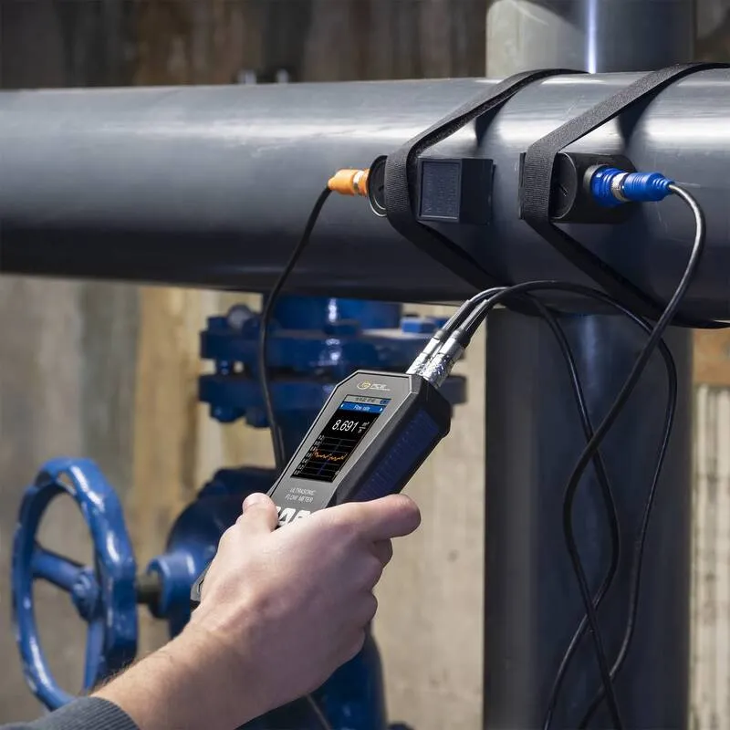 B-Ware Ultraschall Durchflussmessgerät Strömungsmesser PCE PCE-TDS 200 L Datenlogger