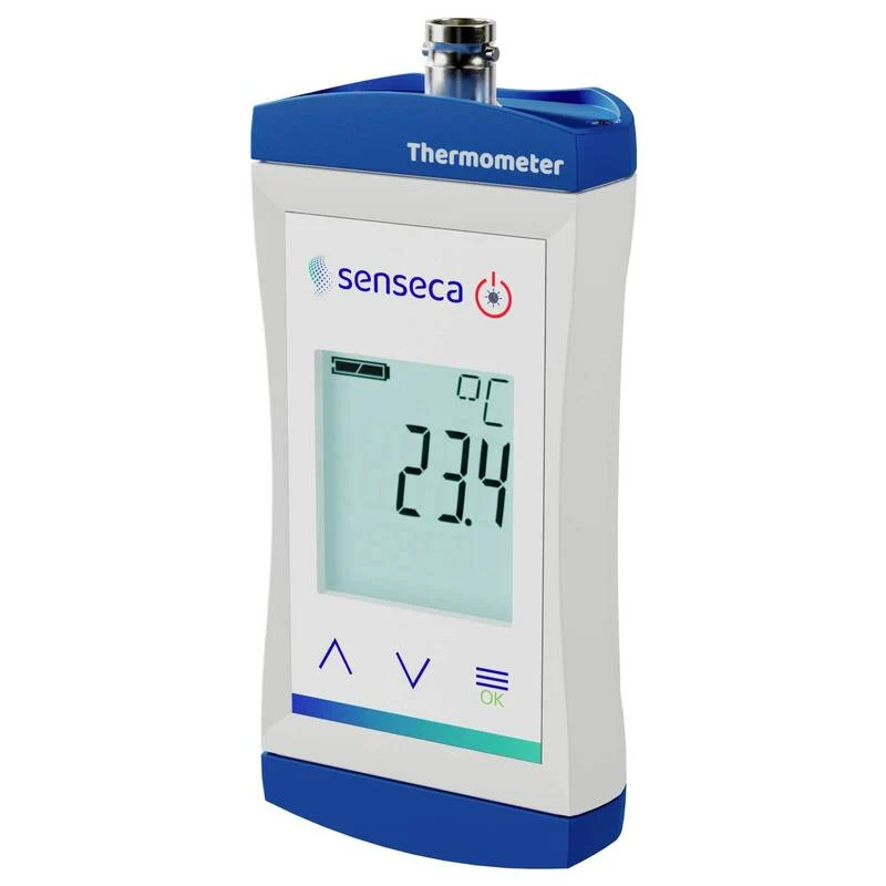 B-Ware Senseca Temperaturmessgerät Thermometer Boden Kompost PT1000 Edelstahl 1000 mm