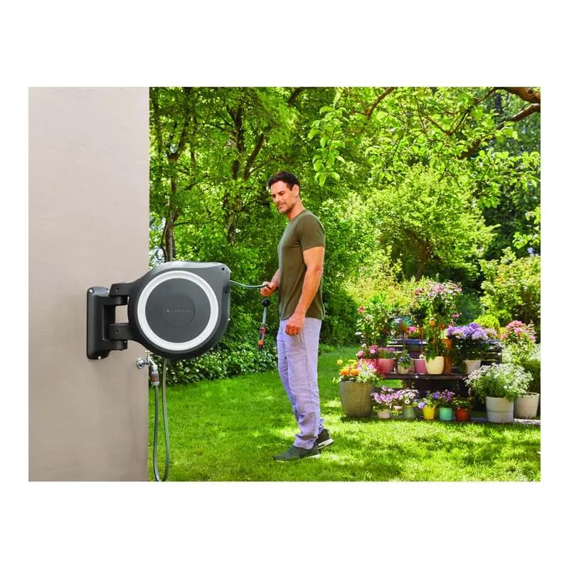 B-Ware GARDENA Wand-Schlauchbox RollUp XL 35m Gartenbewässerung Schlauchbox grau