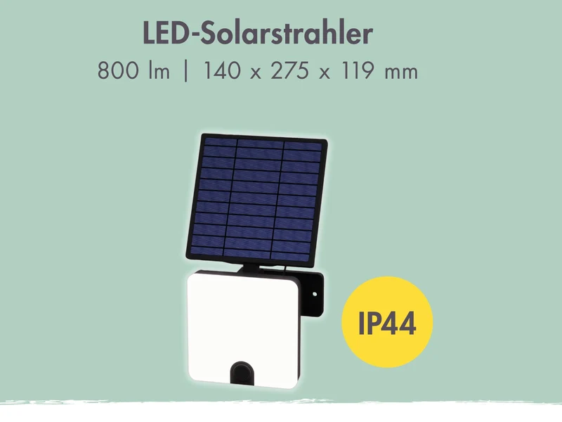LED-Bewegungsmelder mit Solar