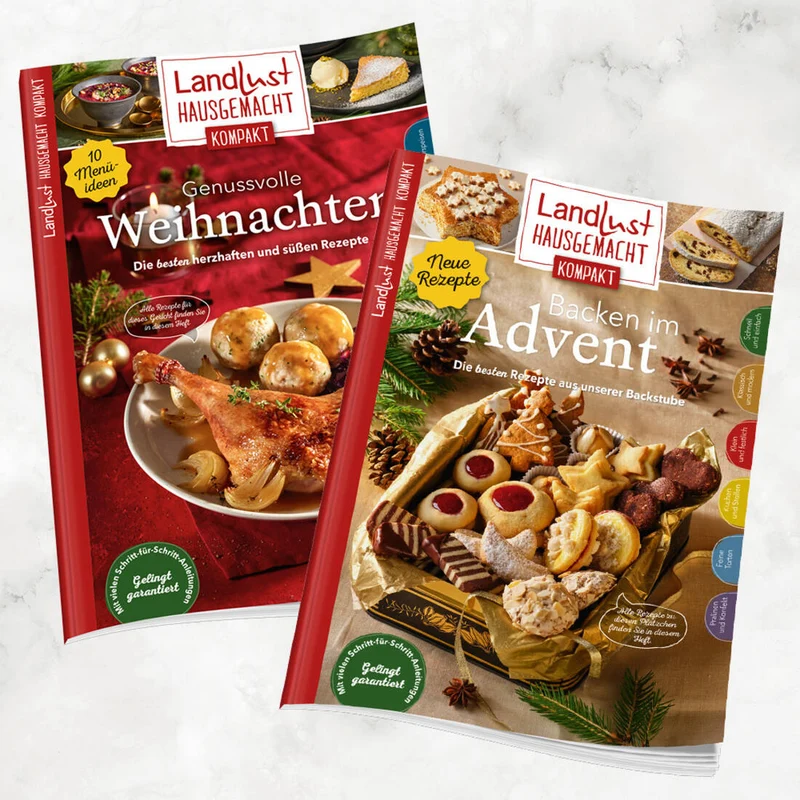 Landlust Hausgemacht Kompakt - Backen im Advent + Genussvolle Weihnachten
