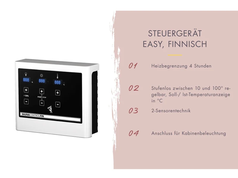Karibu Hybrid Saunahaus Ares 3, inkl. Anbaudach in anthrazit/anthrazit, inkl. 9 kW Ofen ext. Steuerung easy