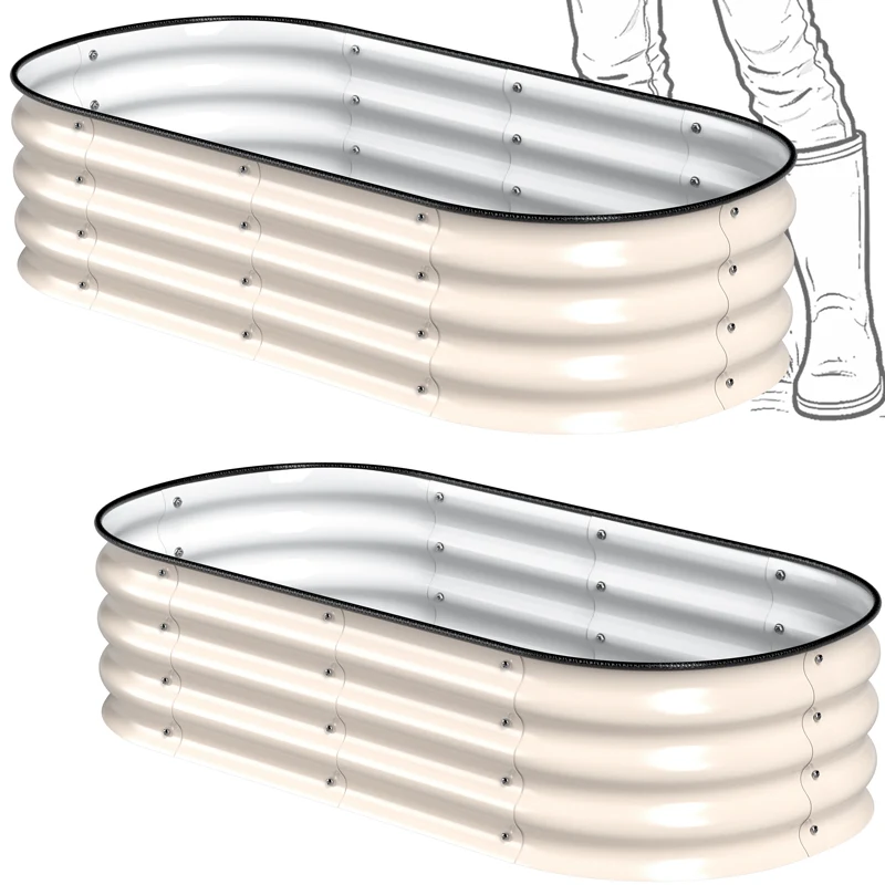 HOFGARTEN QuickGrow Compact, Metall Hochbeet | Beethöhe 28 cm