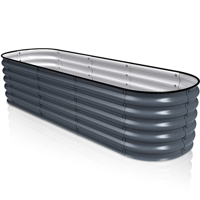 HOFGARTEN QuickGrow, 6-in-1 Metall Hochbeet | 42 cm Beethöhe