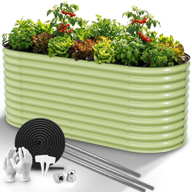 HOFGARTEN QuickGrow XL Metall Hochbeet | 78 cm Beethöhe