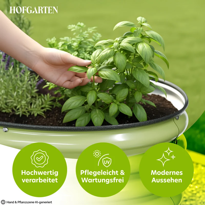 HOFGARTEN QuickGrow XL Metall Hochbeet | 78 cm Beethöhe