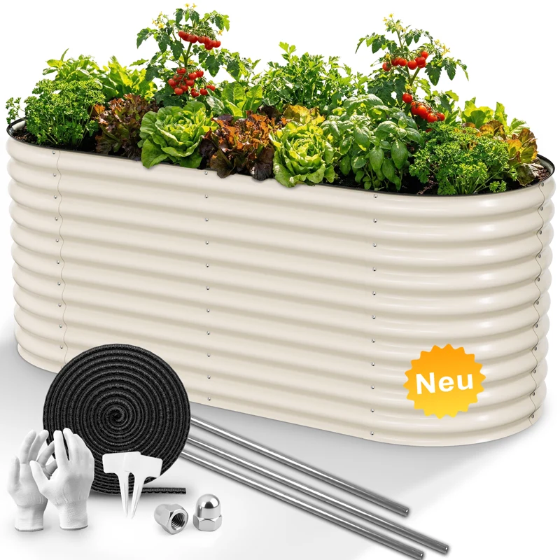 HOFGARTEN QuickGrow XL Metall Hochbeet | 78 cm Beethöhe