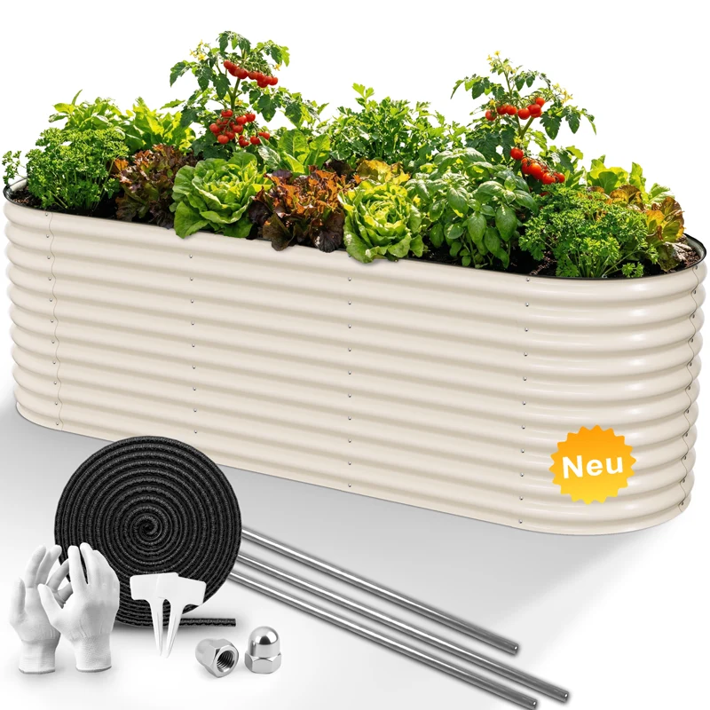HOFGARTEN QuickGrow XL Metall Hochbeet | 78 cm Beethöhe