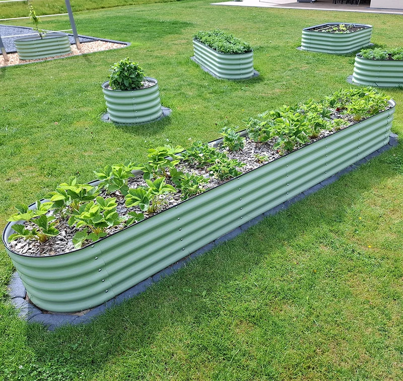 HOFGARTEN Hochbeet Erweiterungs-Kit | Passend für 42 cm oder 64 cm Beethöhe (Bitte wählen)