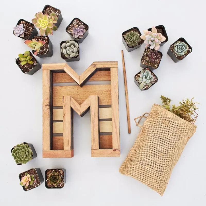Letter Redwood Kit Small