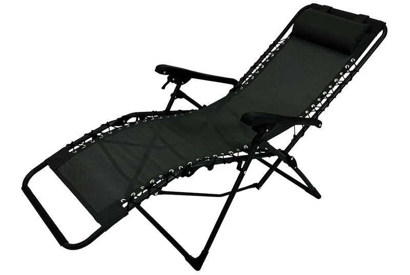 Campingstuhl Hochlehner, klappbar schwarz
