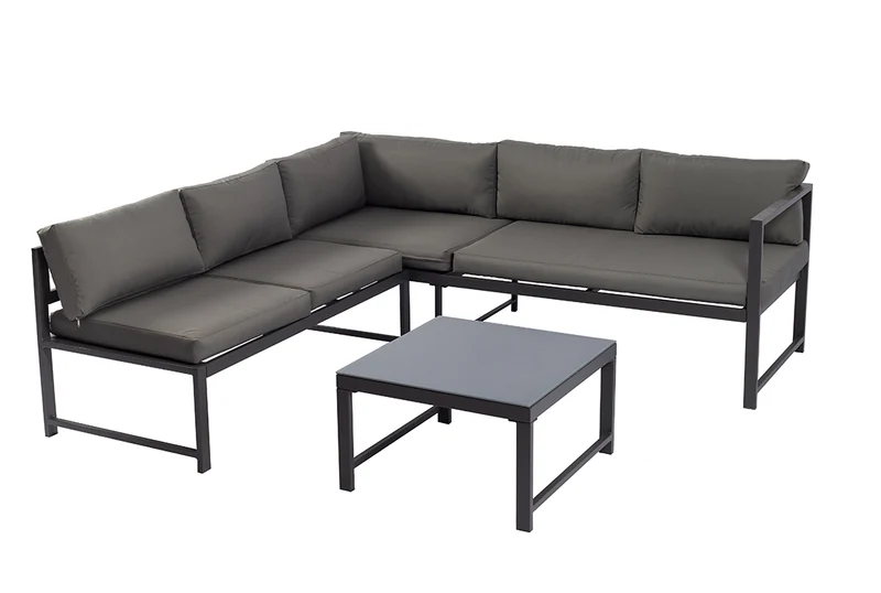 Outdoorlounge mit Liegefunktion, Aluminium