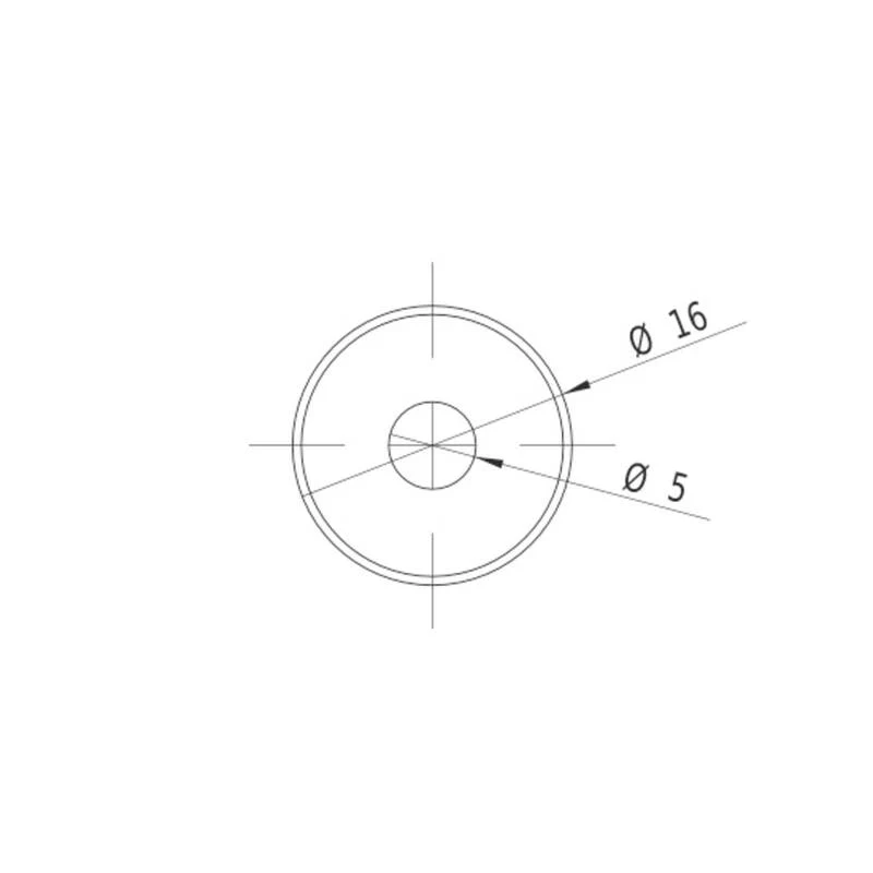 B-Ware LFL532-5-3(16x90)-NT Linienlaser Lasergerät Linienlaser Aluminium 90mm 16mm