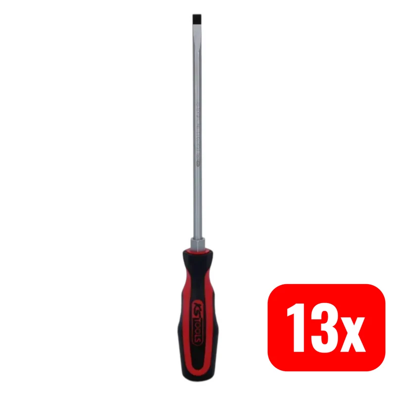13x B-Ware KS Tools 159.1011 Schlitz-Schraubendreher DIN 5265 Schraubenzieher 13 STÜCK