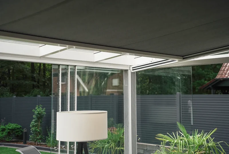 Terrassenüberdachung Aluminium 600x500cm VSG