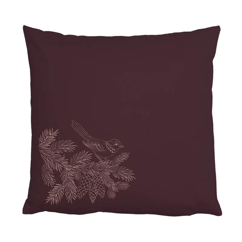 Duftkissen mit Zirbenholz und Vogelmotiv