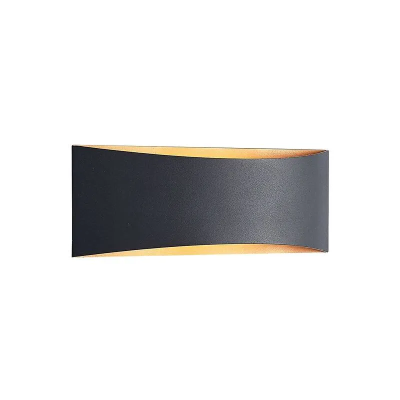 B-Ware Arcchio Wandlampe Wandleuchte LED Danta schwarz gold Aluminium Eisen warmweiß824