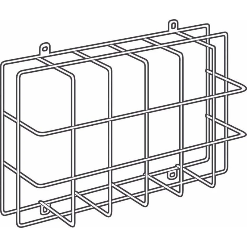 B-Ware EsyLux Schutzkorb Gitter Notleuchte Einzelbatterie SLF 100 Stahl Wandmontage
