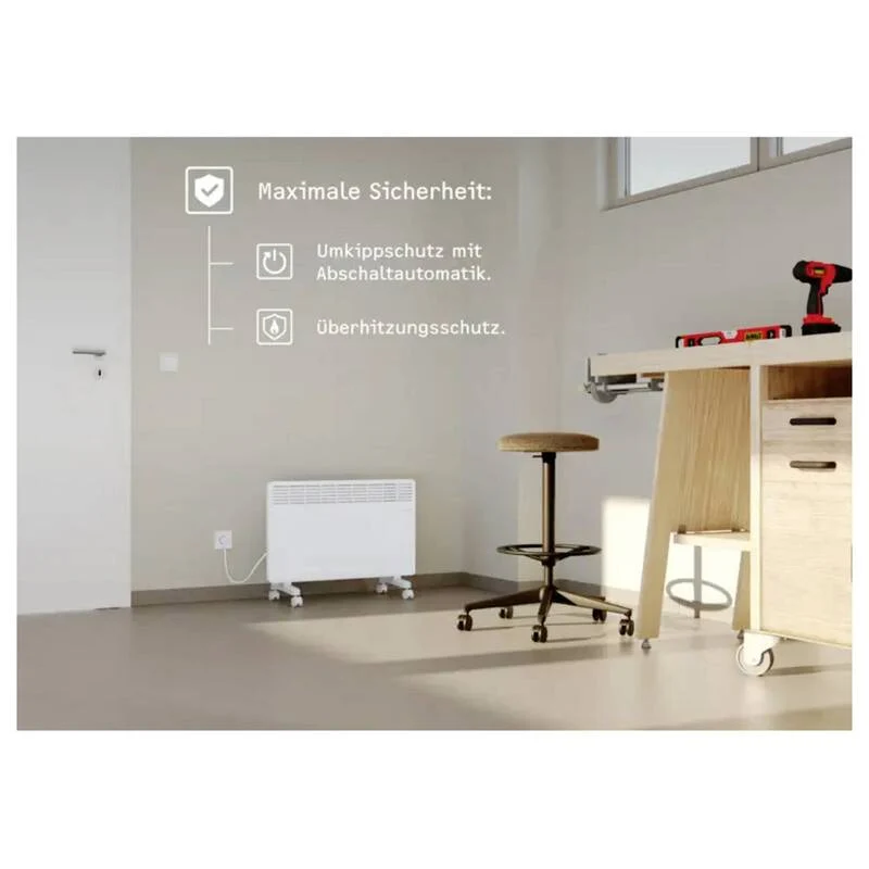 B-Ware Stiebel Eltron Konvektor Heizgerät 2000W IP24 Heizkörper weiß 25m² 450x738mm