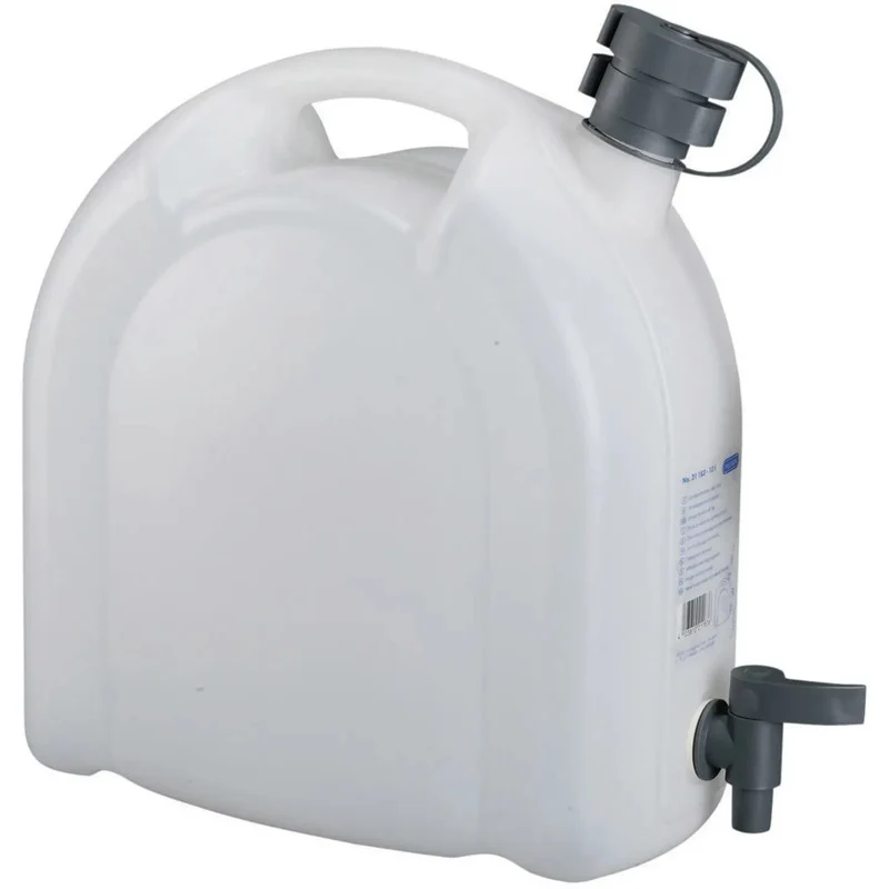 B-Ware Pressol Wasserkanister 15l HDPE mit Auslaufhahn Tragegriff lebensmittelecht weiß