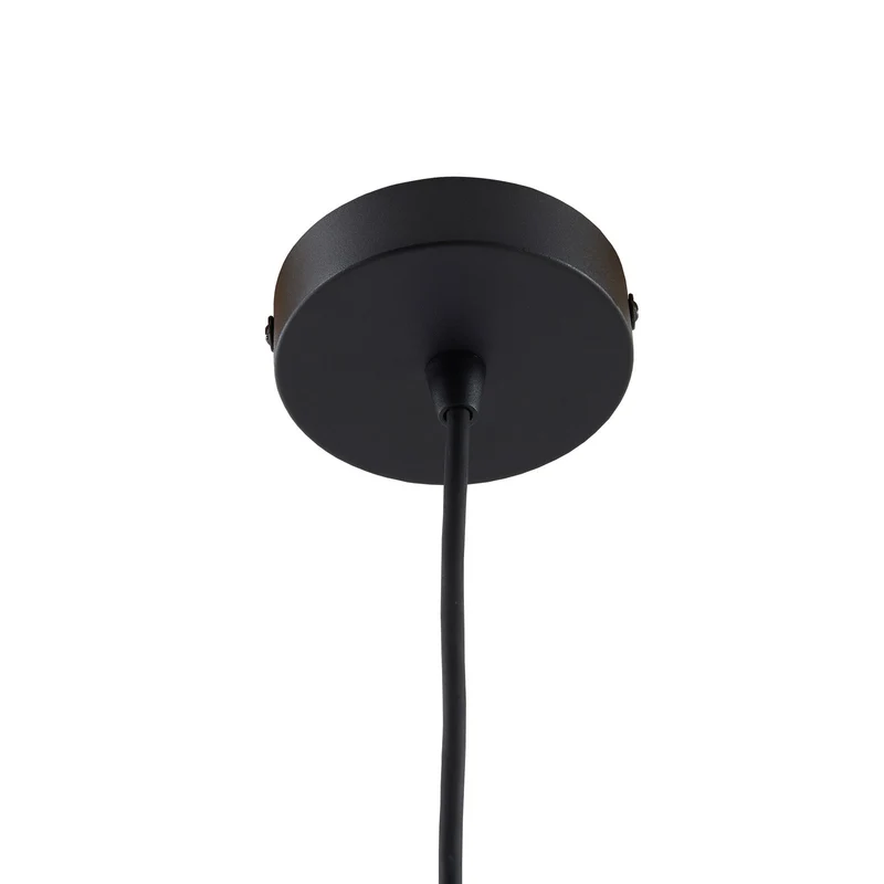 B-Ware Lucande Außenpendelleuchte Marrin Hängeleuchte schwarz Metall Ø31cm SIEHE TEXT