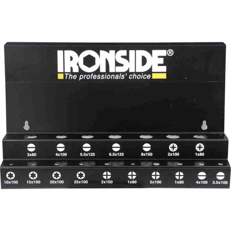 B-Ware IRONSIDE Schraubendreher Set Metallständer VDE PH PZ SL TX Hex 17-teilig