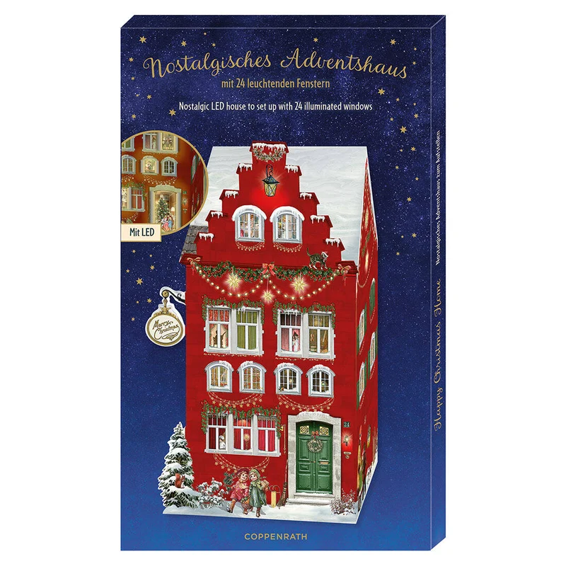 Aufstell-Adventskalender Weihnachtshaus