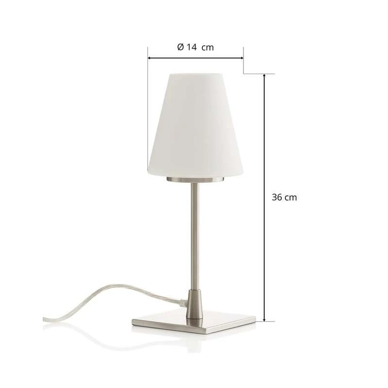 B-Ware Fabas Luce Tischlampe Lucy Big Schreibtischlampe Tischlampe Leuchte Lampe weiß