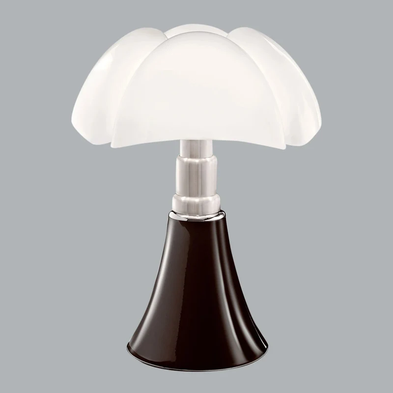 B-Ware Martinelli Luce Tischleuchte Lampe Pipistrello braun Edelstahl SIEHE TEXT/FOTO
