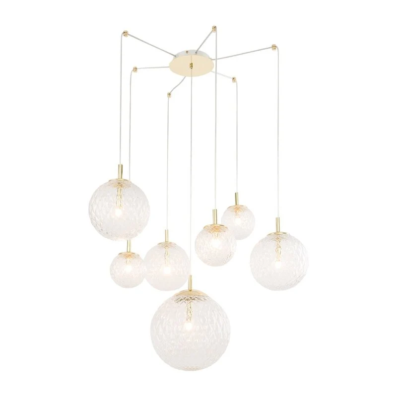 TK Lighting Pendelleuchte Cadix VII Glas 200cm Lampe Deckenlampe SIEHE TEXT/FOTO
