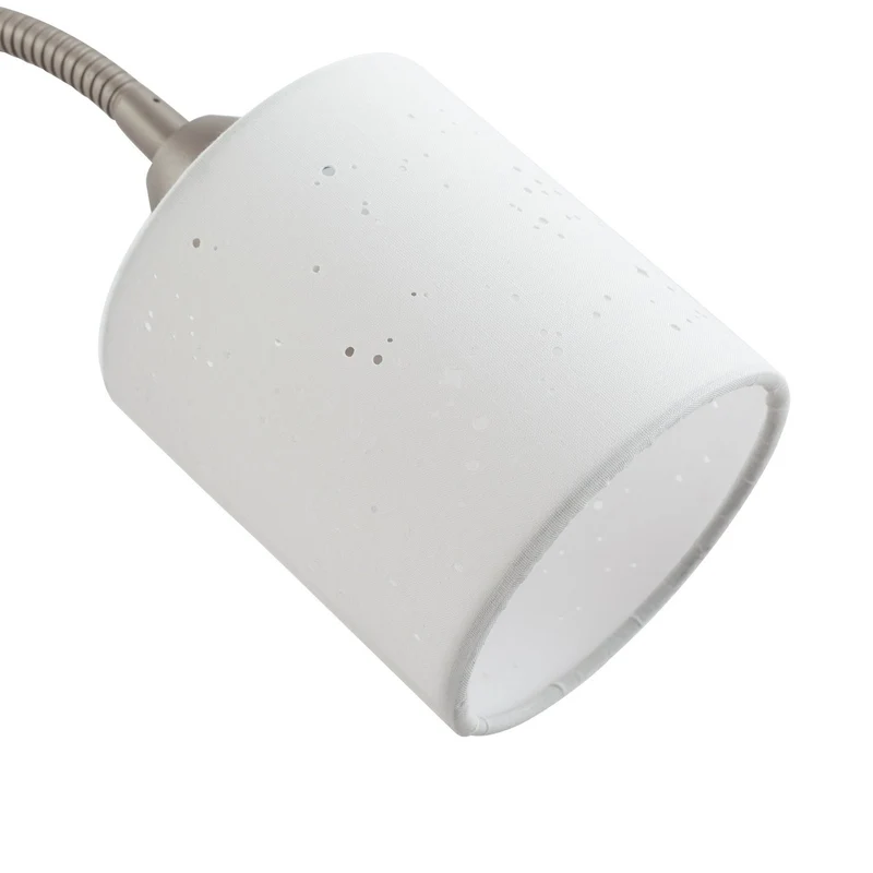 B-Ware Lindby Stehleuchte Standlampe Leselampe weiß Textil 170cm Leselicht Lampe S764