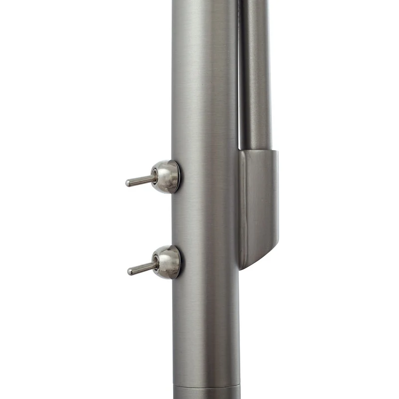 B-Ware Lindby Stehleuchte Standlampe Leselampe weiß Textil 170cm Leselicht Lampe S764