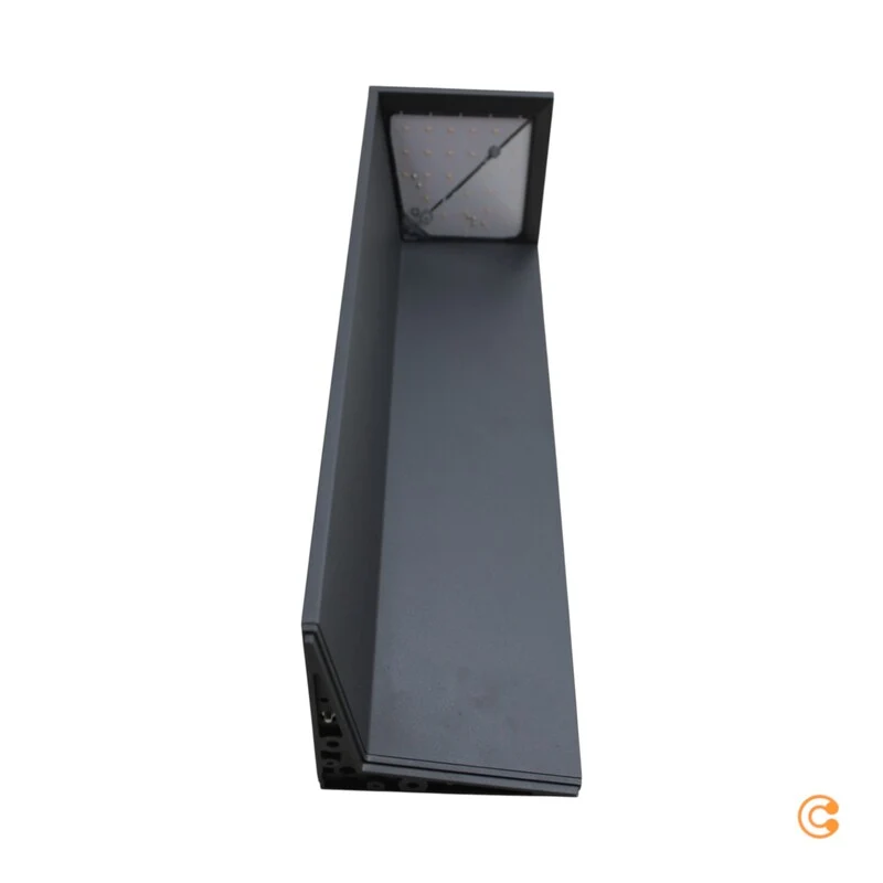 B-Ware Fabas Luce Wegeleuchte Garten LED Solar Fold Bewegungsmelder dunkelgrau IP54