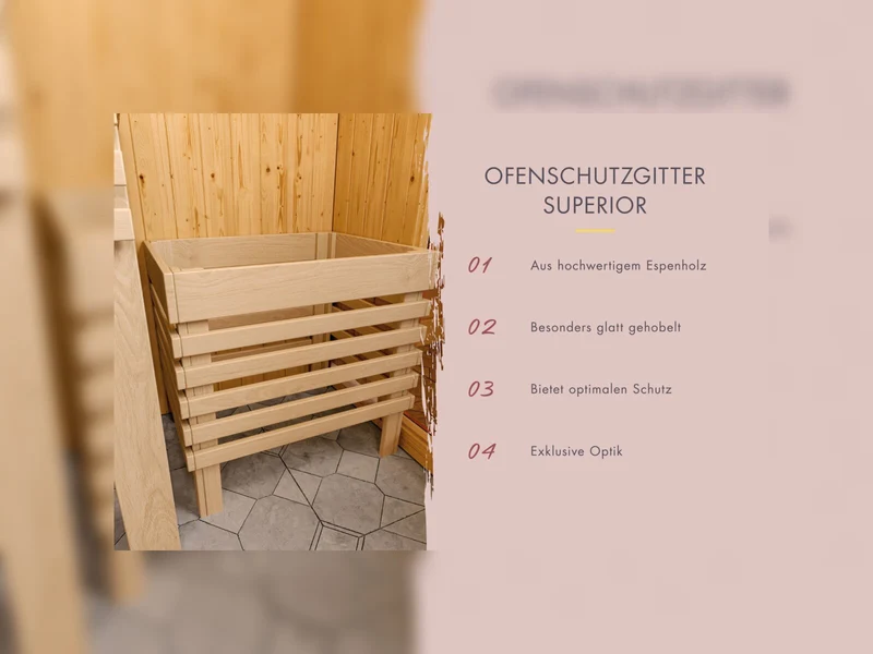 Karibu Multifunktions-Sauna Ava, inkl. 9 kW Ofen, ext. Steuerung Wifi HUUM und Infrarotstrahler