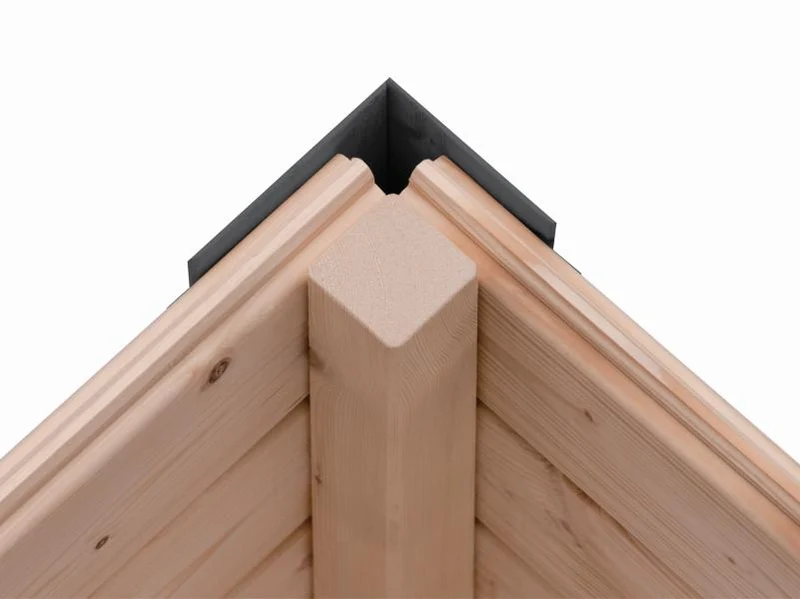 Karibu Hybrid Gartenhaus Jupiter 5 B terragrau/anthrazit