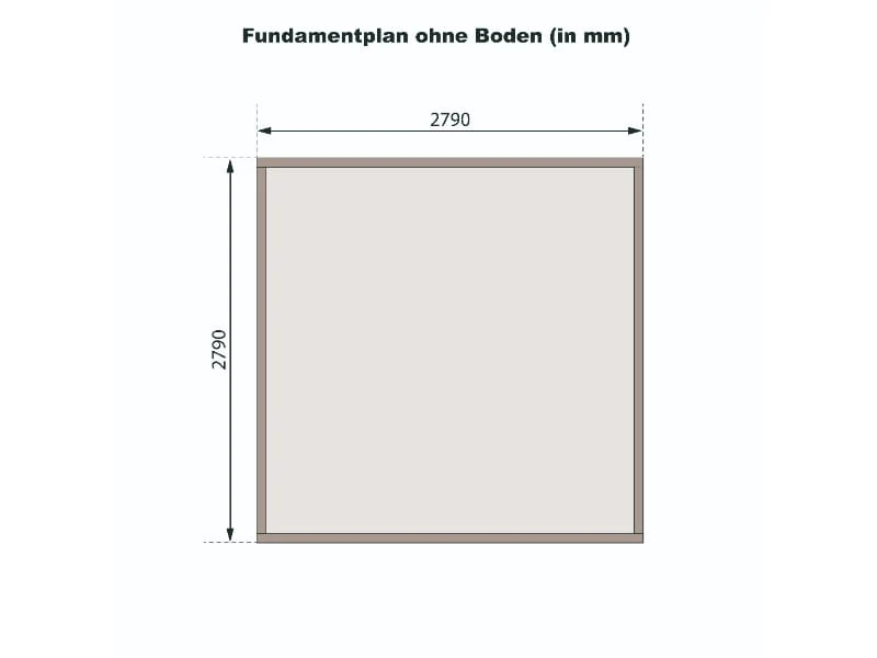Karibu Gartenhaus Trittau 3 natur