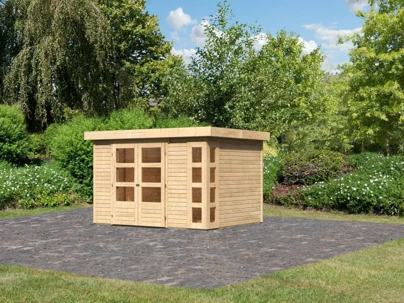 Karibu Gartenhaus Kerko 5 natur 19 mm