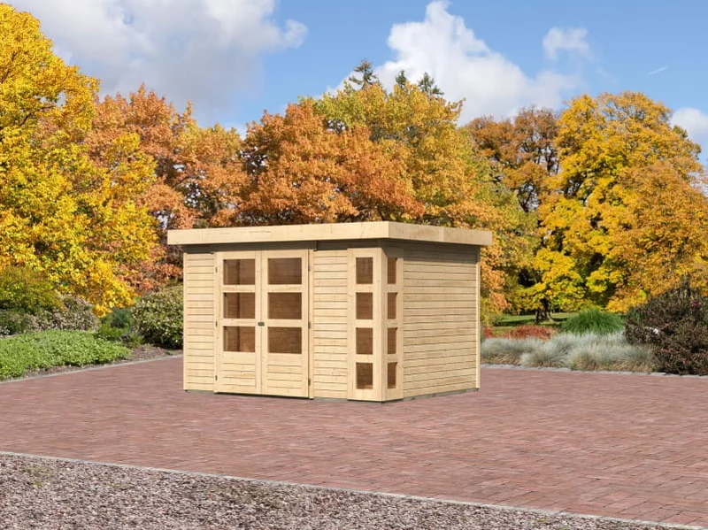 Karibu Gartenhaus Kerko 5 natur 19 mm