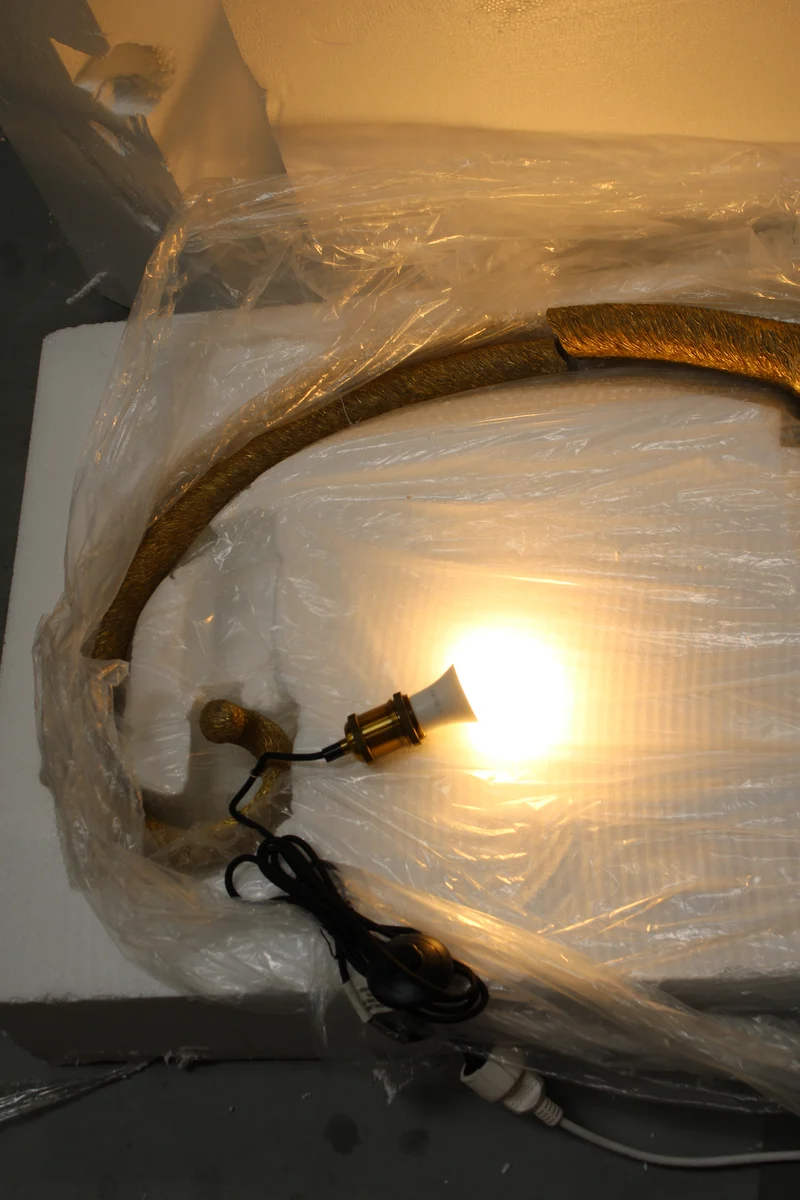 KARE Bodenleuchte Stehlampe Monkey Dance gold Kunstharz Lampe SIEHE TEXT/FOTOS