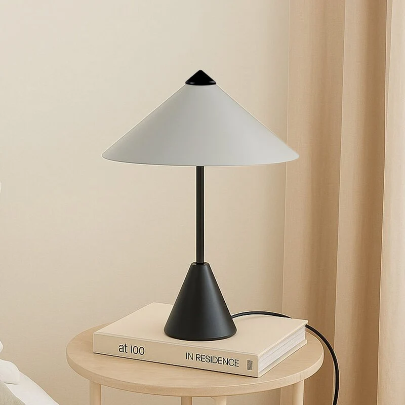 B-Ware Lindby Tischleuchte Lampe Norvik Tischlampe Höhe 35 cm schwarz grau Metall332