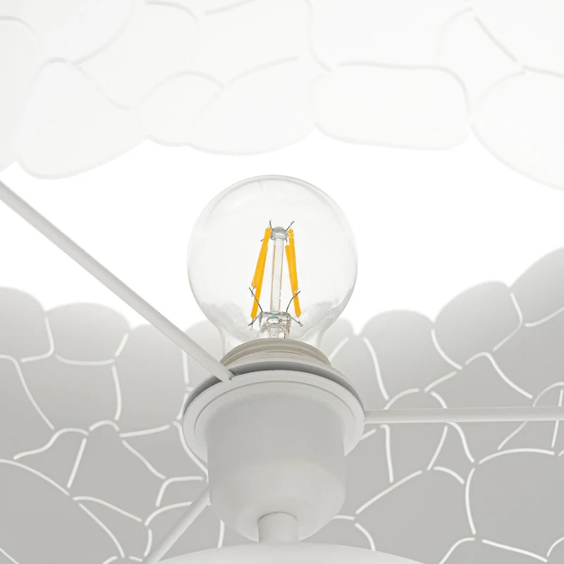 B-Ware Lindby Stehleuchte Standlampe Aralena weiß Metall Höhe 1435 cm626