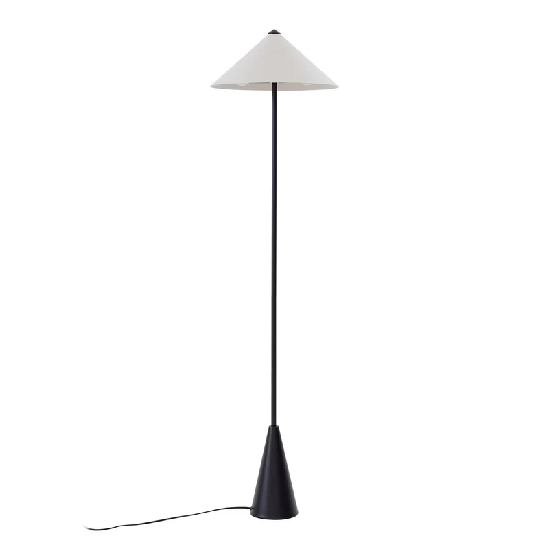 B-Ware Lindby Stehleuchte Standlampe Leuchte Lampe Norvik H150cm Metall schwarz grau