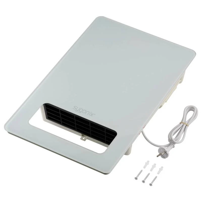 B-Ware Sygonix SY-6735642 Heizgerät Heizer Raumheizung 20 m² Weiß