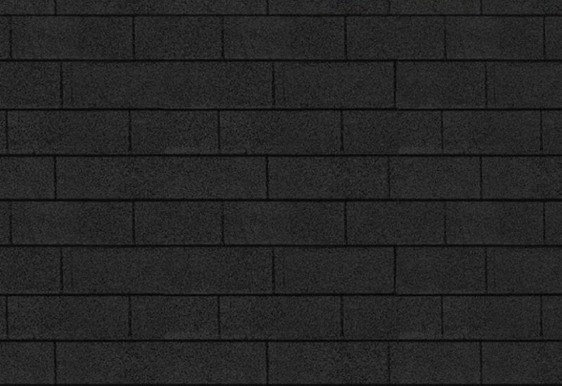 Karibu Dachschindeln Rechteck schwarz 12 Pakete