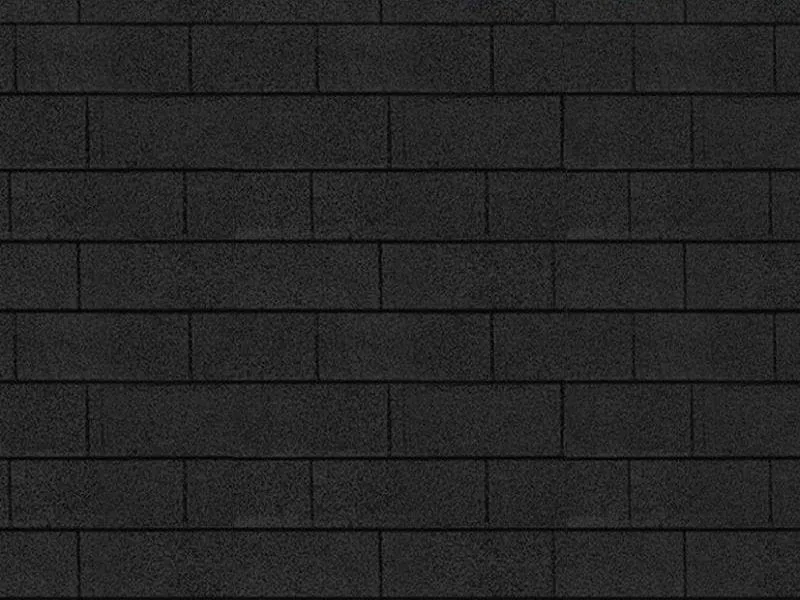 Karibu Dachschindeln Rechteck schwarz 1 Paket