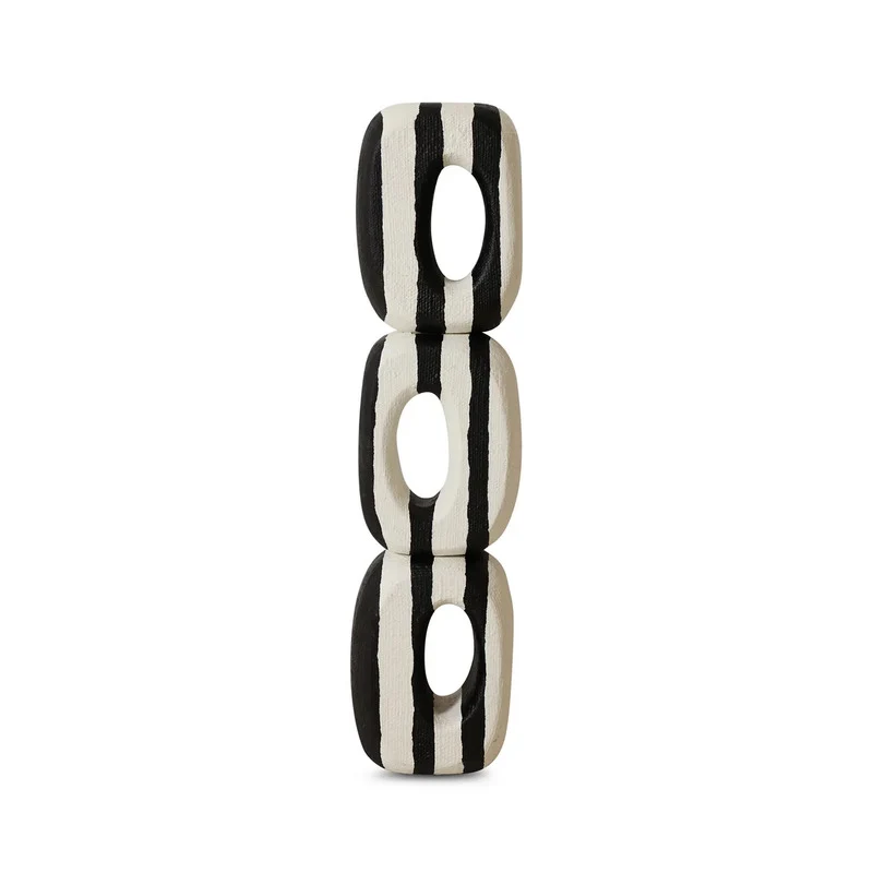 B-Ware HKliving Monochrome Art Skulptur Statue Dekoobjekt schwarz/weiß SIEHE TEXT/FOTO