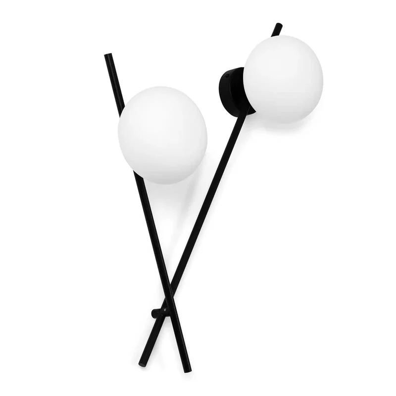 B-Ware Sforzin Wandleuchte Mikado Wandlampe Flurleuchte Lampe Milchglas SIEHE TEXT/FOTO
